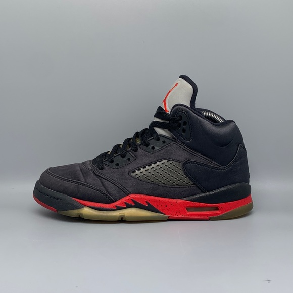Nike‎ Air Jordan 5 Retro Satin Bred 440888-006 Youth Sz 7Y Women’s Sz 8.5 - Picture 8 of 10